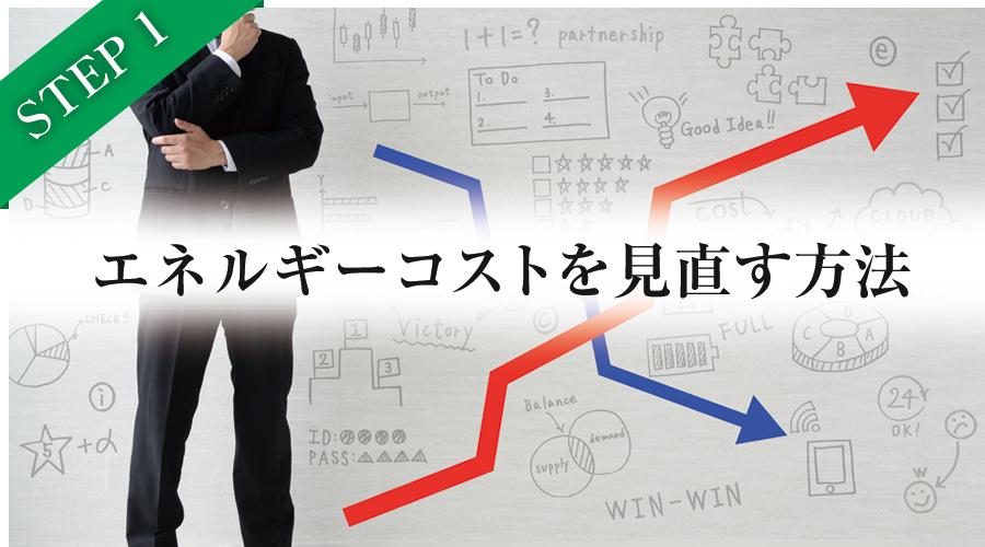 エネルギーコストを見直す方法